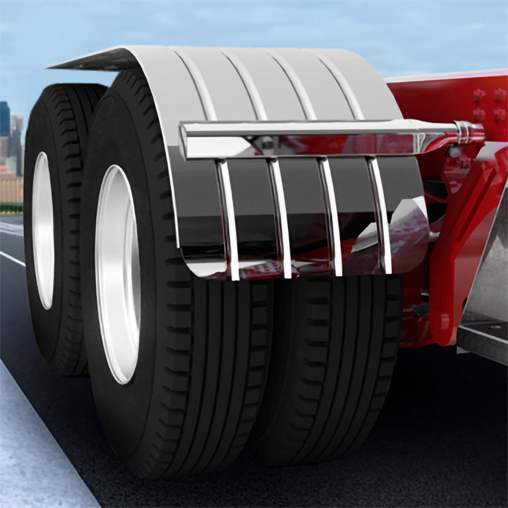 60" 430 Stainless Steel (16ga) Half Fender - SR Series (Pair)