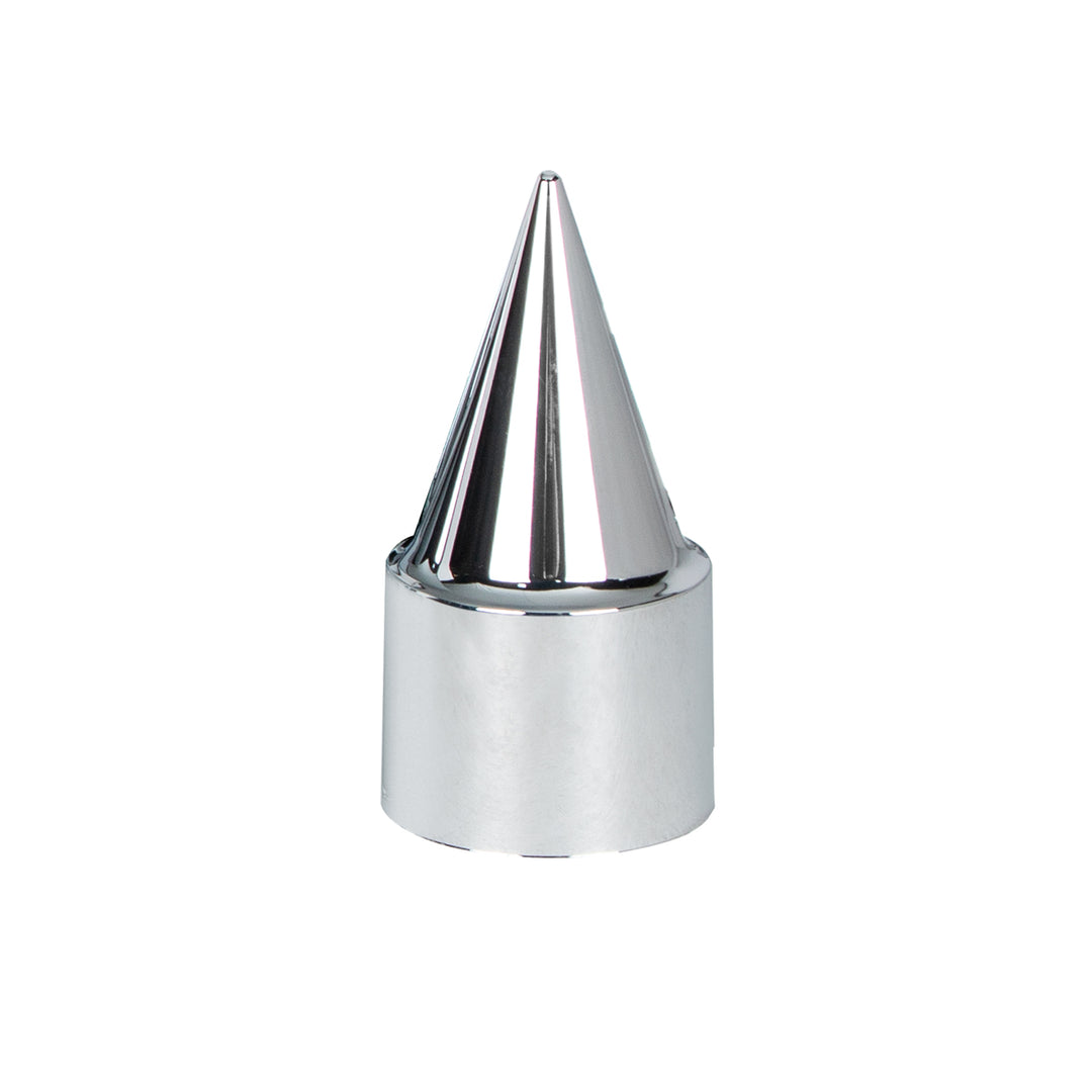 33mm X 4-1/4" Chrome Plastic Stiletto Nut Cover - Thread-On (Bulk)