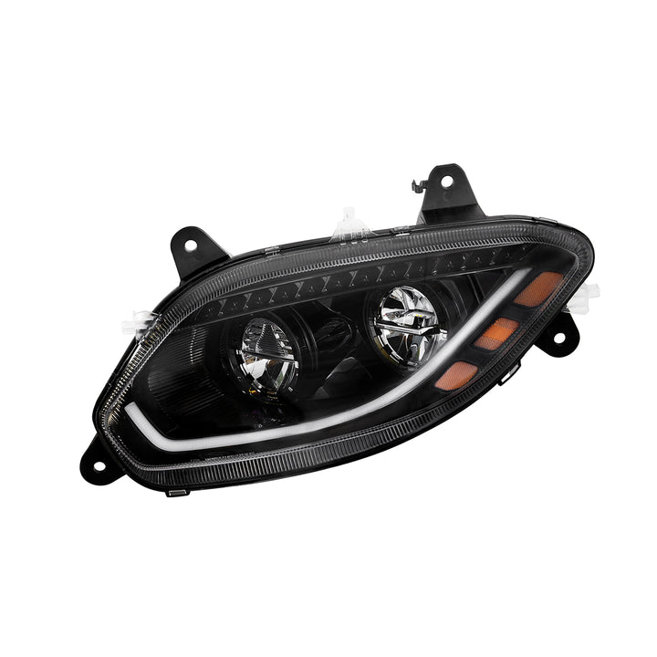 Black LED 86 Headlight For 2018-2025 International LT Truck - Driver