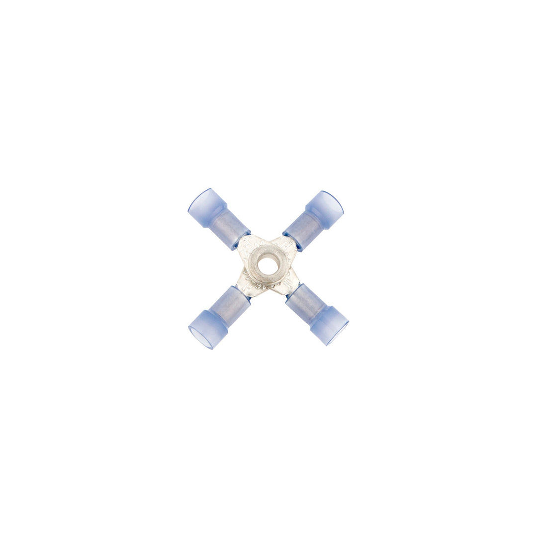 16-14 AWG 4 - Way (X) Nylon Connector (4-Pack)