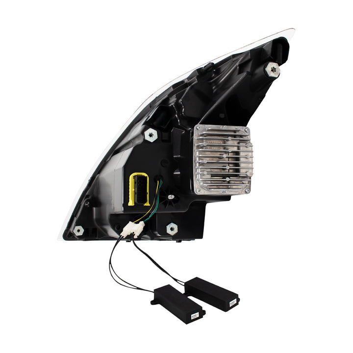 Blackout Full LED Headlight With LED Turn Signal and DRL For 2018-2024 Volvo VNL - Passenger