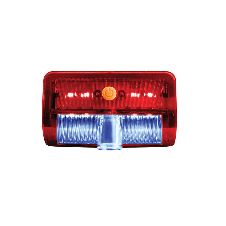 9 LED Interior Door Light With American Flag Courtesy Projector Light For 2006+ Kenworth &amp; Peterbilt Trucks