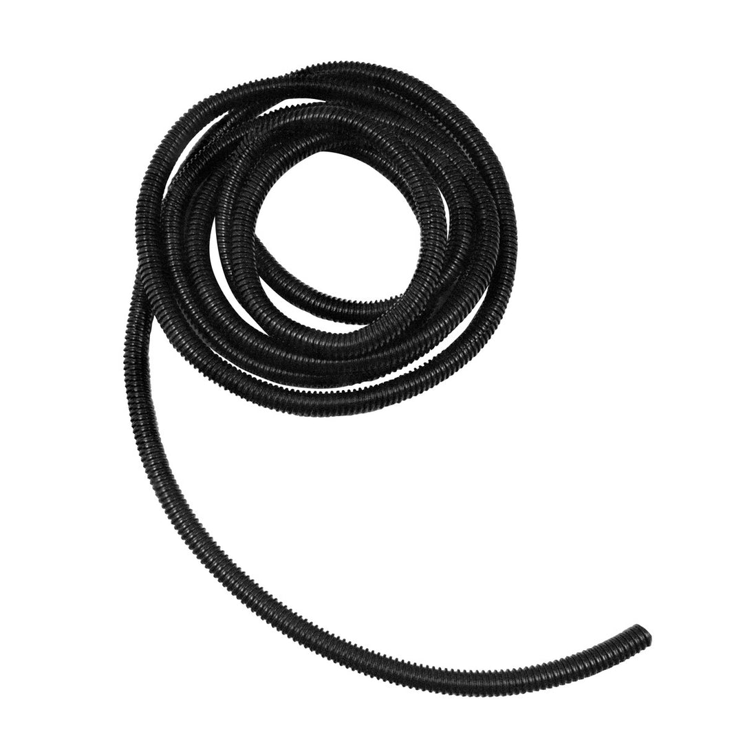 3/8" I.D. Black Flex - Guard Convoluted Split Seam Tubing, 10 Ft.