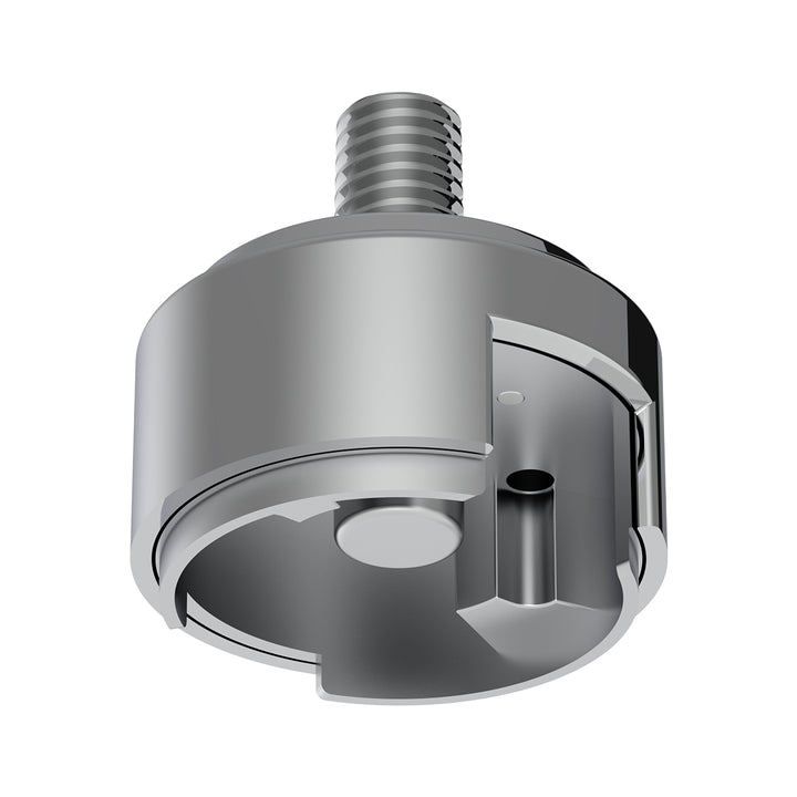 1/2" - 13 Thread-On Shift Knob Mounting Adapter For Eaton Fuller Style 13/15/18 Shifter - Chrome (Bulk)
