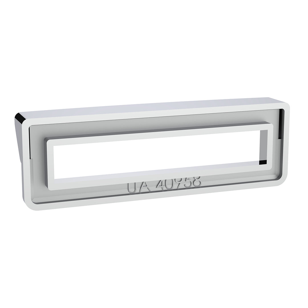 Chrome Plastic Switch Label Covers With Visor For Freightliner Classic/FLD (6-Pack)