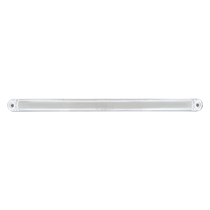 24 LED Dual Function 12" GloLight Bar With Bezel - Red LED/Clear Lens