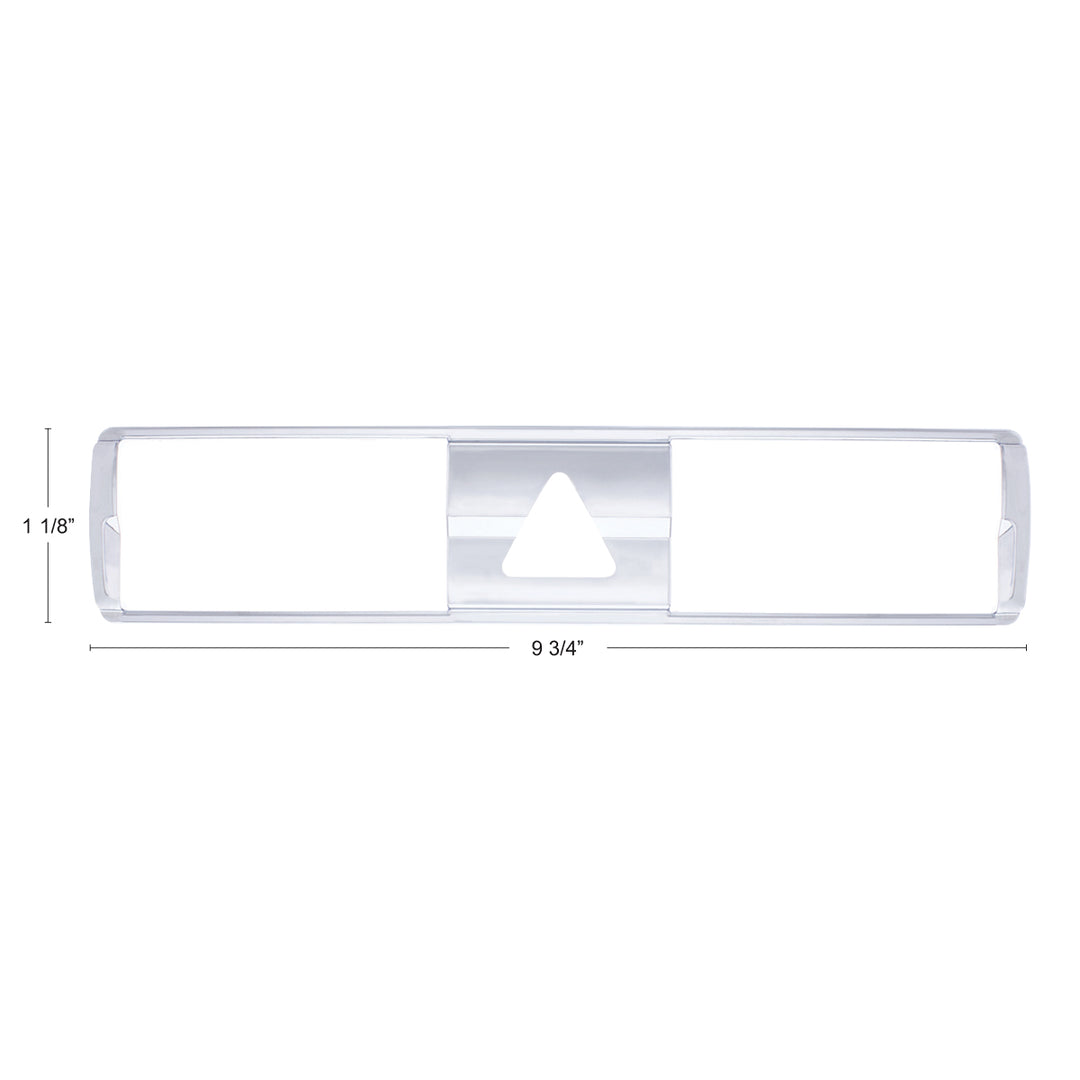 Chrome Hazard Switch Panel Trim For 2018-2025 Freightliner Cascadia