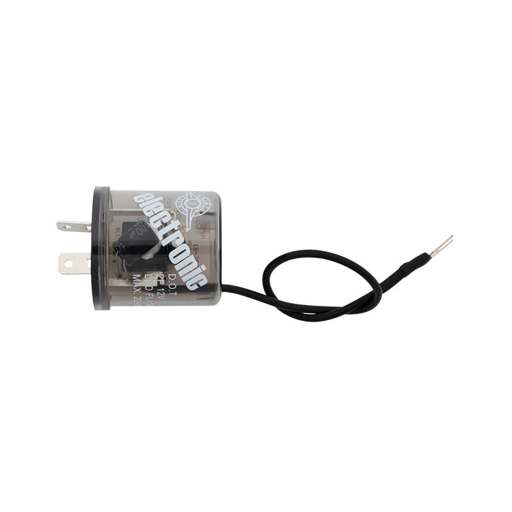 LED Flasher With Reverse Polarity Base &amp; Extension Wires