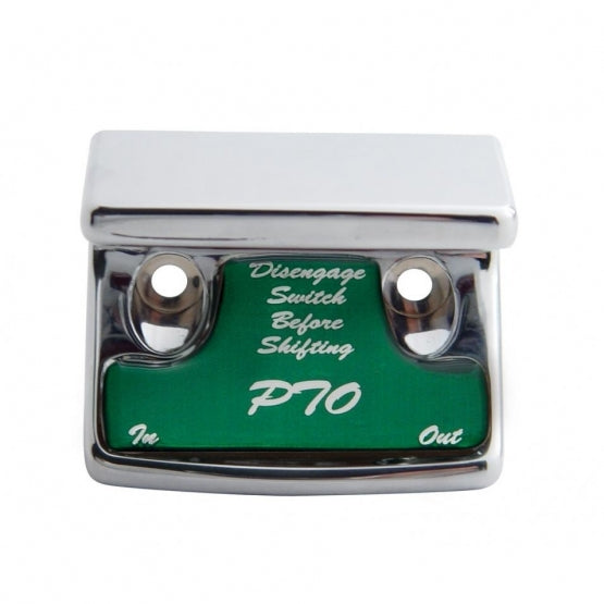 "PTO" Switch Guard With Green Sticker