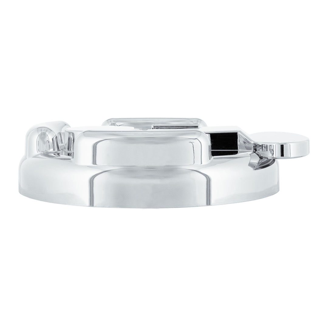 Chrome Plastic Fuel Cap Cover For Peterbilt - Locking
