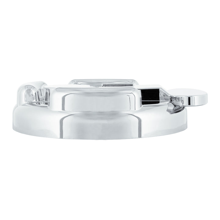 Chrome Plastic Fuel Cap Cover For Peterbilt - Locking