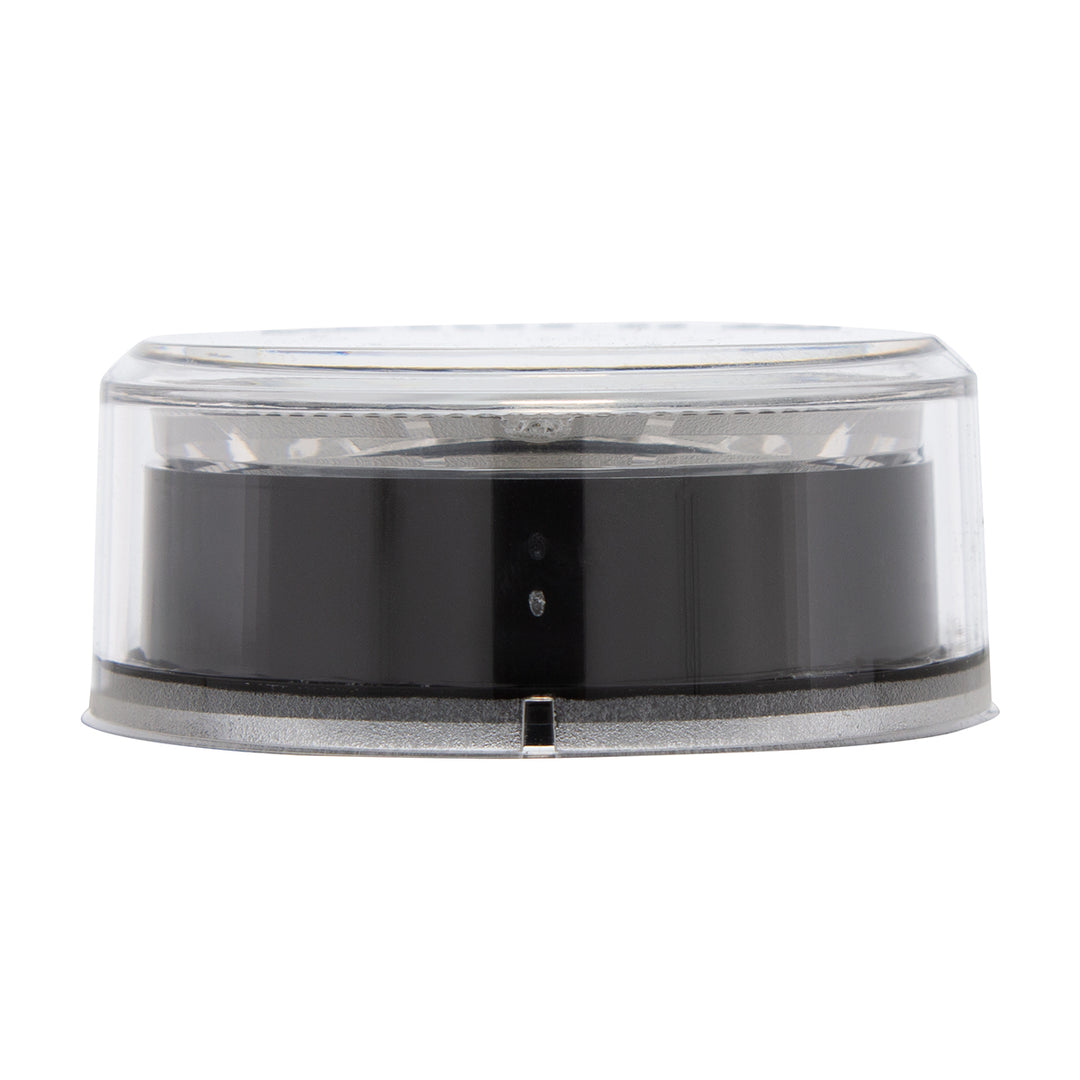 4 LED 2-1/2" Round Abyss Light (Clearance/Marker) - Red LED/Clear Lens