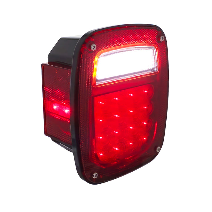 LED Universal Combination Tail Light With License Light &amp; Side Marker (Bulk)