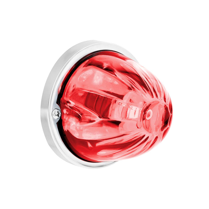 UltraBurst Glass Watermelon Light Flush Mount Kit - Red LED/Clear Lens