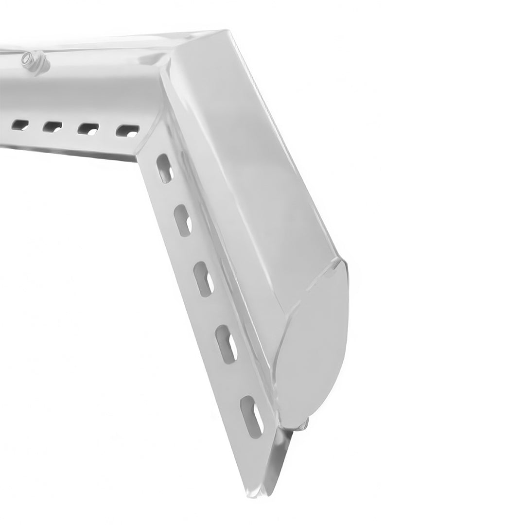 30" Chrome 45 - Degree Angled Heavy Duty Mud Flap Hangers - 2" Bolt Pattern (Pair)