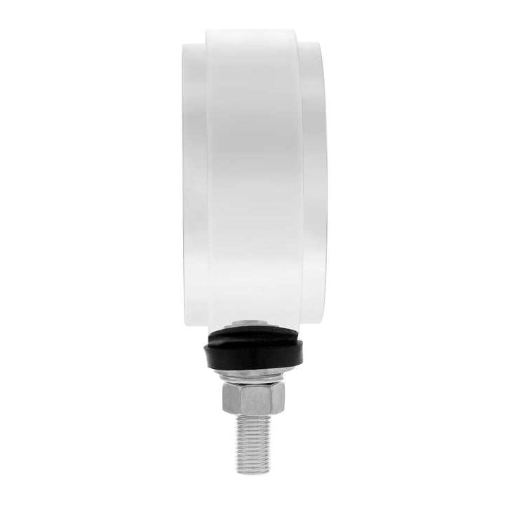 Chrome Die-Cast 3" Double Face Light Housing Only for LED (Bulk)