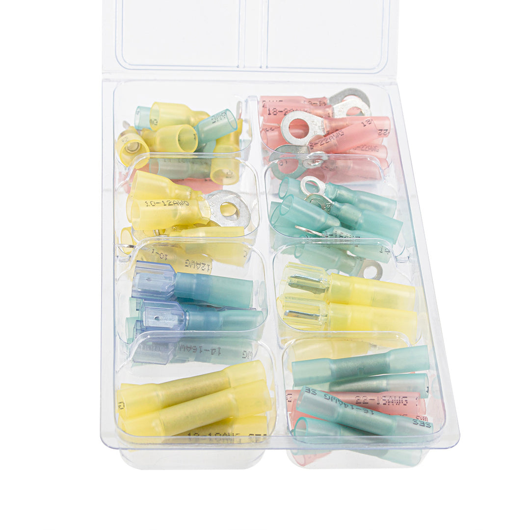 Crimp Seal Heat Shrink Terminal Kit (75-Pack)