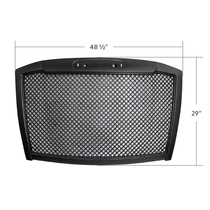 Mesh Grille For 2018-2024 Freightliner Cascadia - Black