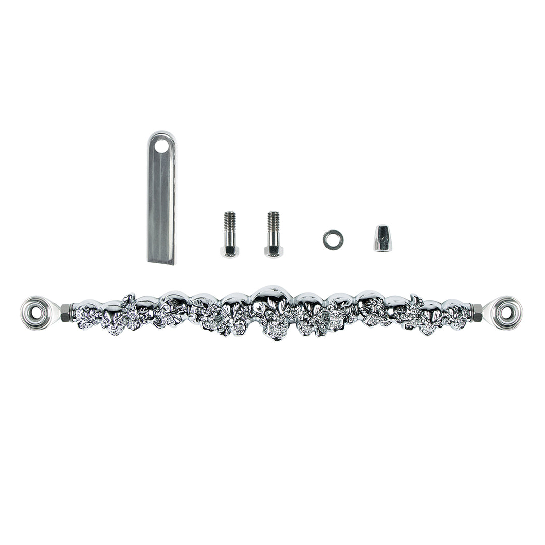 Chrome Skull Shift Linkage For Harley Motorcycle