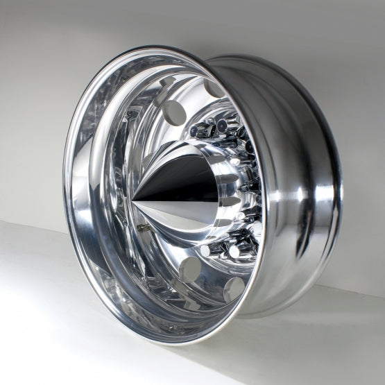 Spike Rear Axle Cover With 33mm Flat Top Thread-On Nut Covers - Chrome