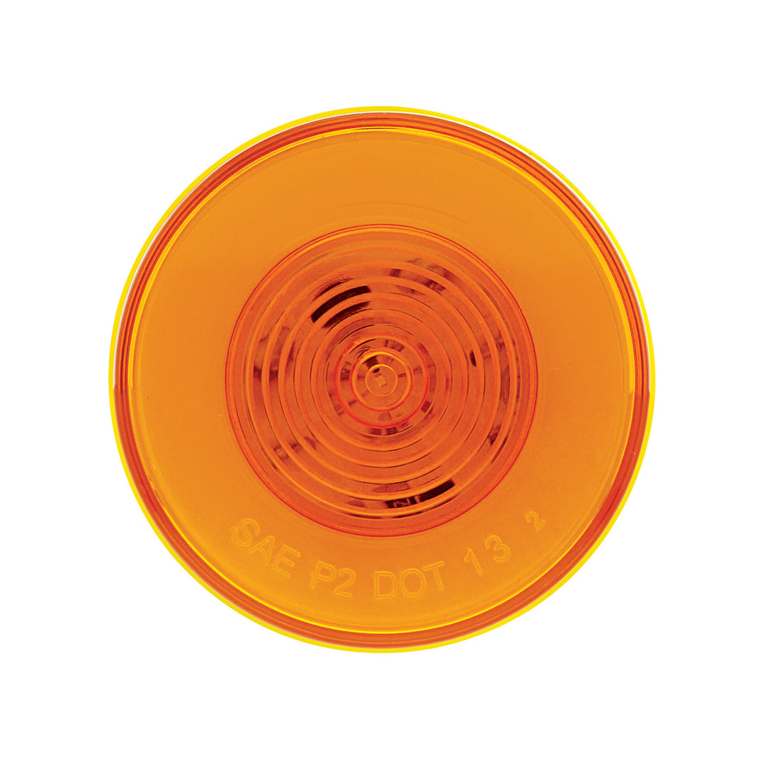9 LED 2-1/2" Round GloLight (Clearance/Marker) - Amber LED/Amber Lens (Bulk)