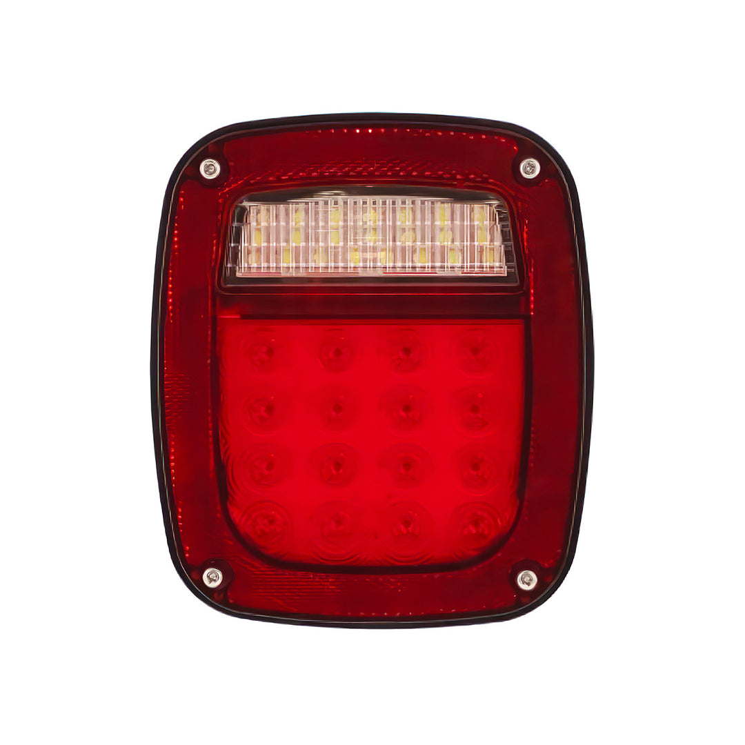 LED Universal Combination Tail Light With License Light &amp; Side Marker (Bulk)