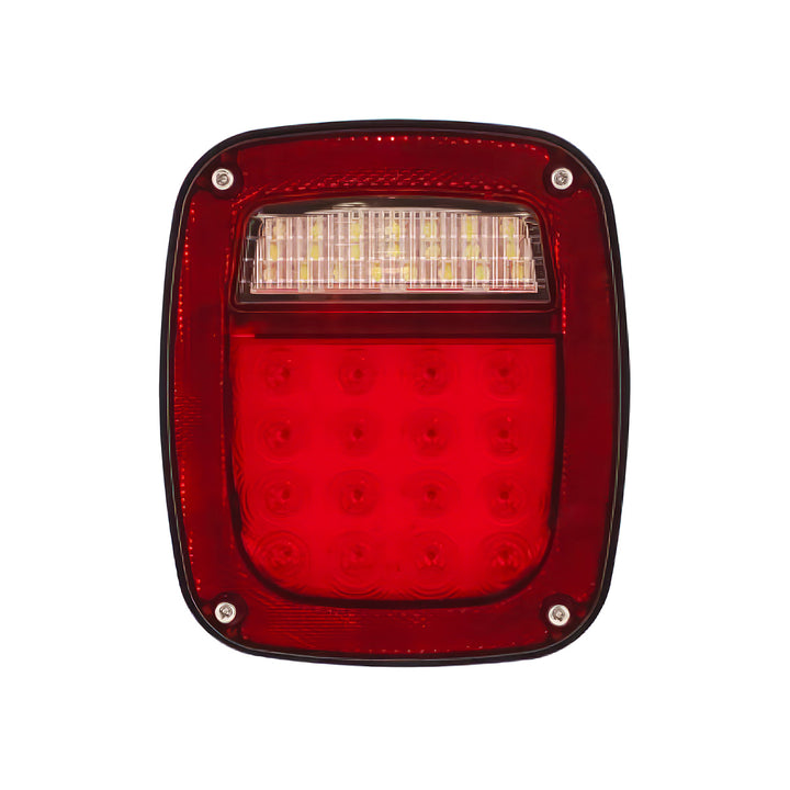 LED Universal Combination Tail Light With License Light &amp; Side Marker (Bulk)