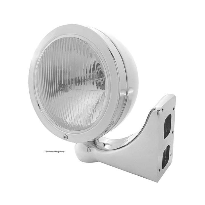Stainless Steel "Bullet" Classic Headlight H4 Bulb