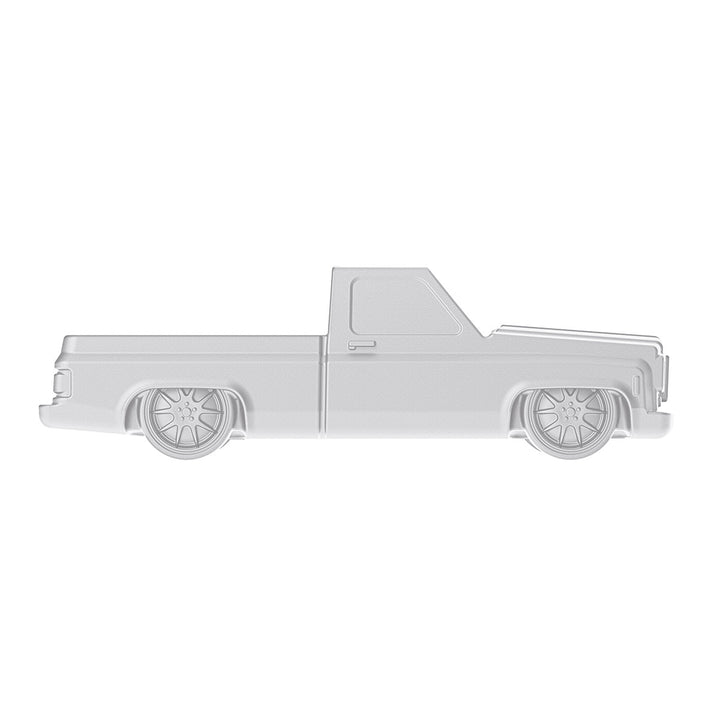 Solid Die-Cast 1973-1987 Chevrolet Truck Style Paper Weight - Pearl White