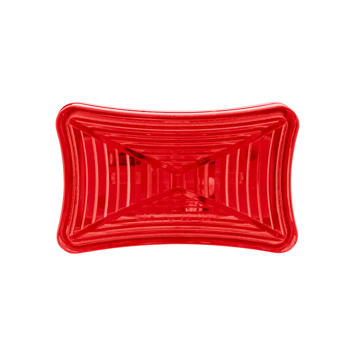 3 LED Rectangular Clearance/Marker Light - Red LED/Red Lens