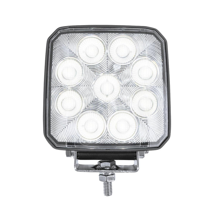 9 LED High Power 3-7/8" Square Work Light - Flood