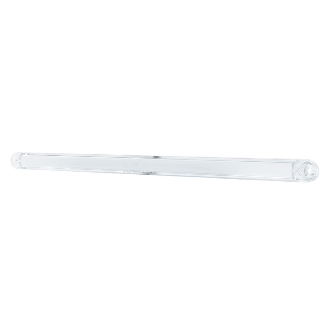 24 LED Dual Function 12" GloLight Bar (Turn Signal) - Amber LED/Clear Lens (Card)