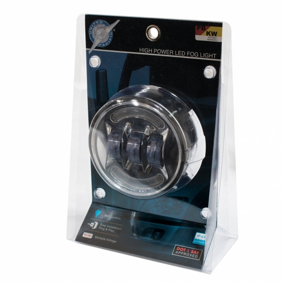 18 LED Fog Light With LED Light Bar For Peterbilt 579 (2012-2021) &amp; Kenworth T660 (2007-2017) - Chrome