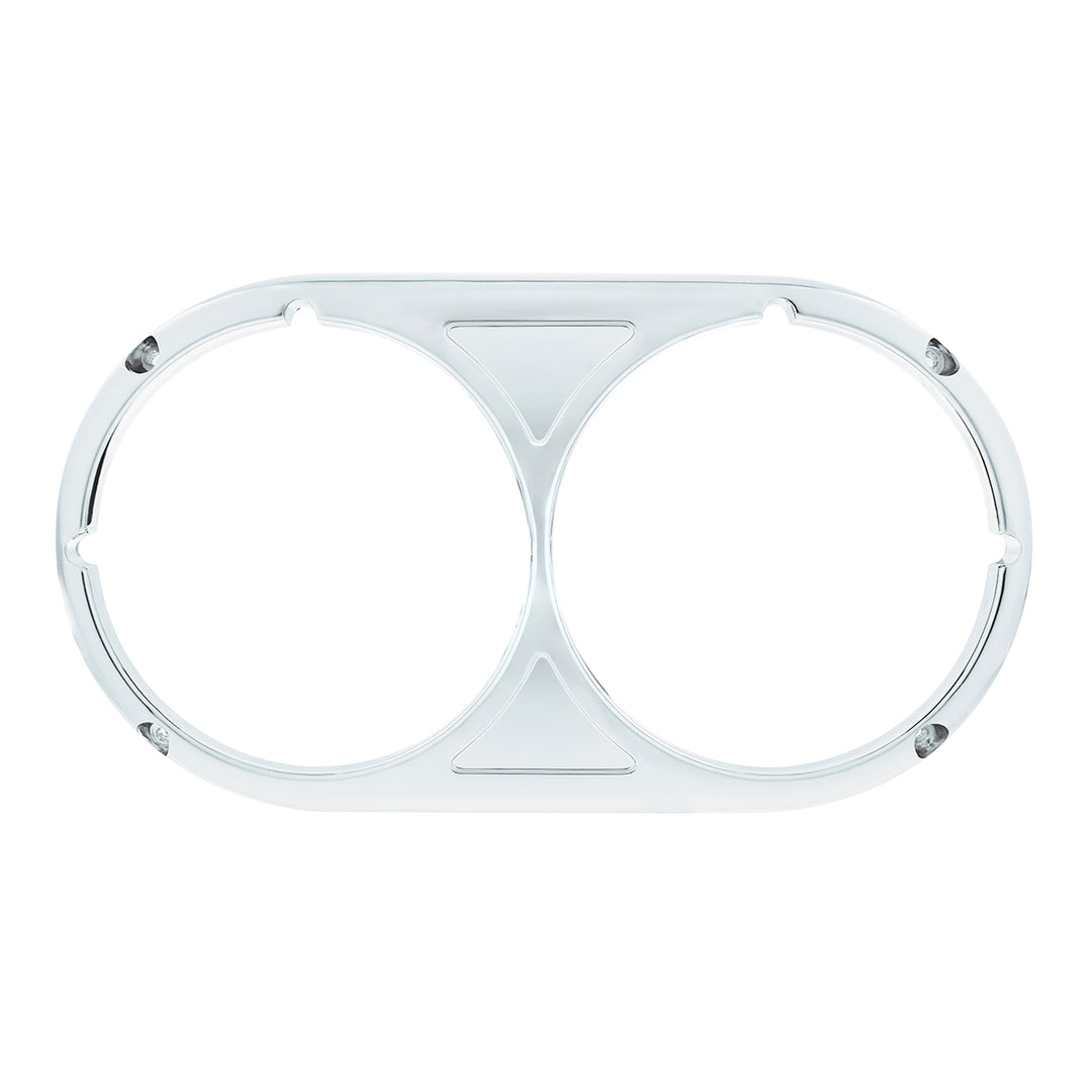 Chrome Plastic Headlight Bezel For 1967-1987 Peterbilt 359 - Original Style