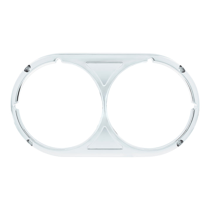 Chrome Plastic Headlight Bezel For 1967-1987 Peterbilt 359 - Original Style