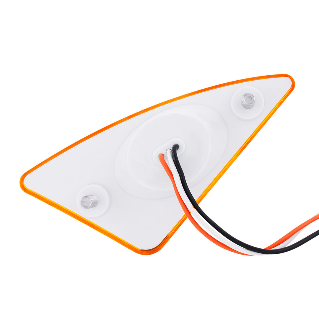 9 LED Competition Series Fender Light For 2007-2017 Kenworth T660 (Passenger) - Amber LED/Lens