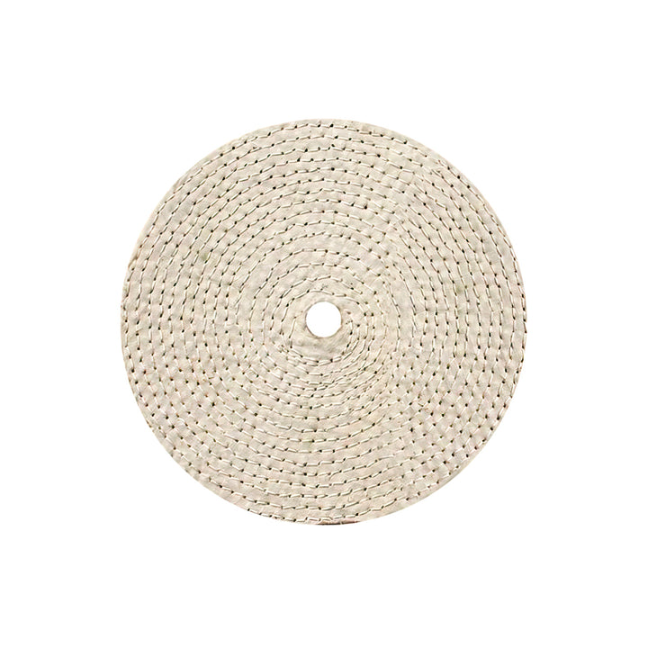 6" Muslin &amp; Sisal Buff - 5/8" Arbor