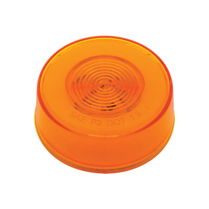 9 LED 2-1/2" Round GloLight (Clearance/Marker) - Amber LED/Amber Lens
