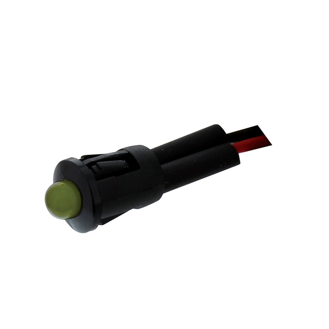 Single LED Snap - In Indicator Light - Amber (Bulk)