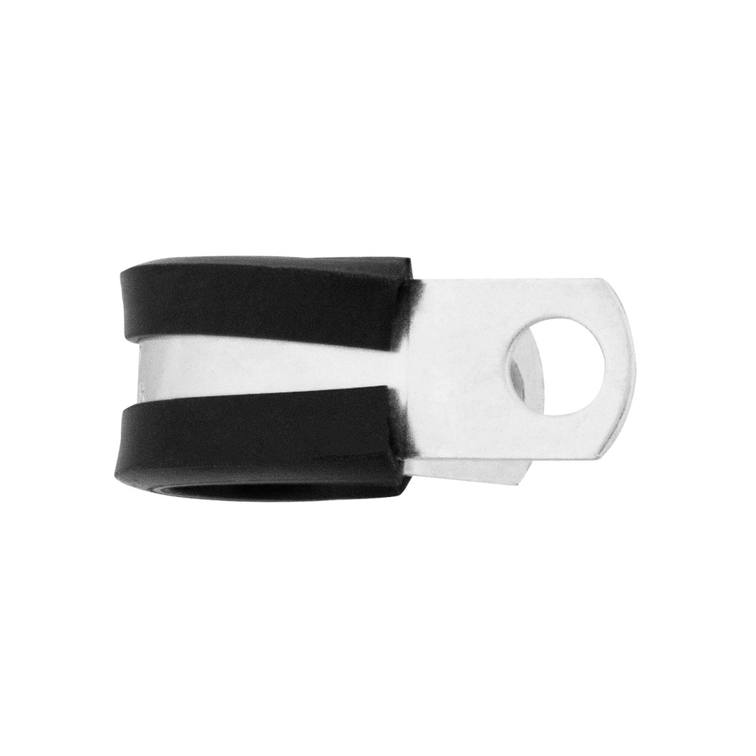 1/2" I.D. Santoprene Insulated Clamps w/ 1/4" Mounting Hole (10-Pack)