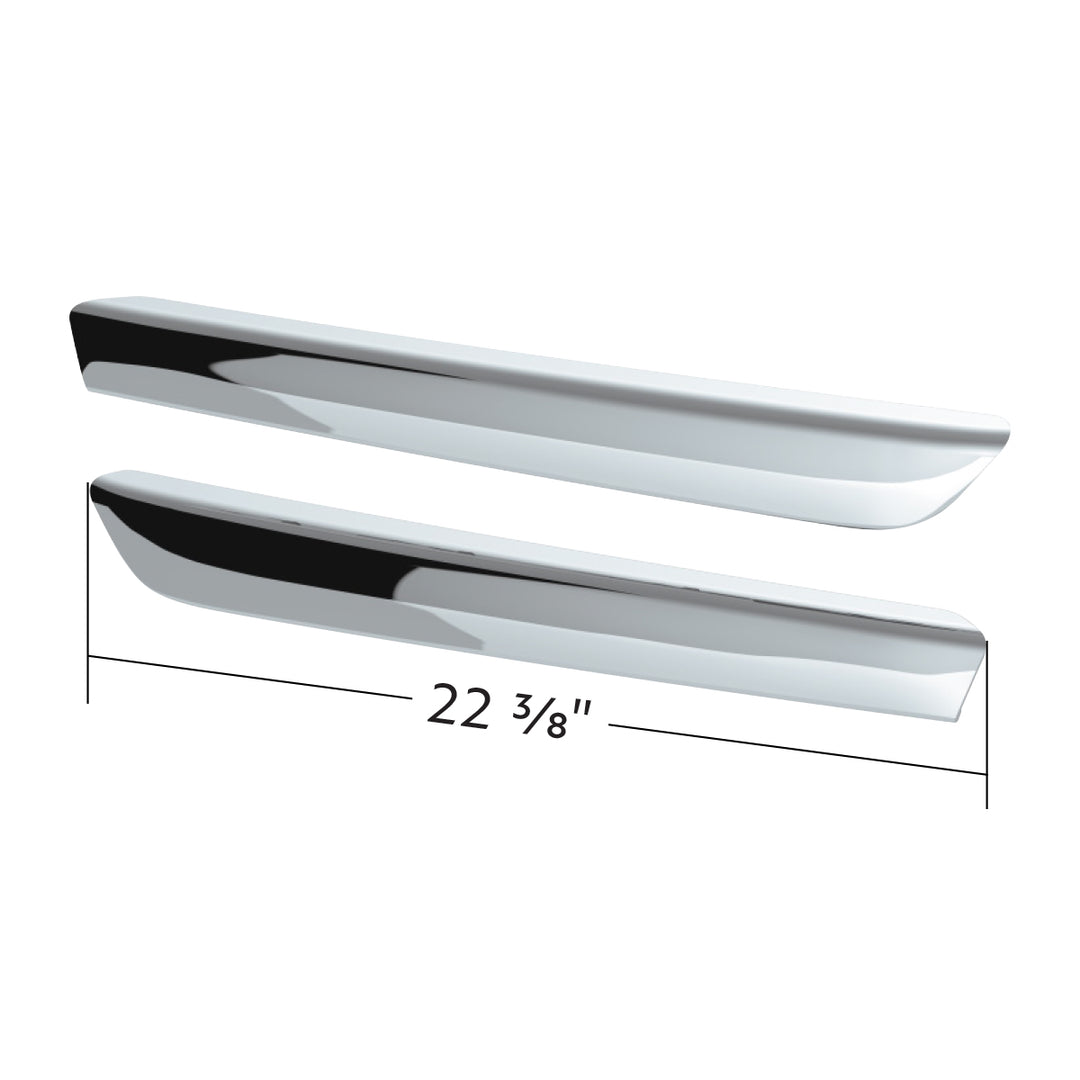 Chrome Plastic Door Grab Handle Covers For 2018-2025 Freightliner Cascadia (Pair)