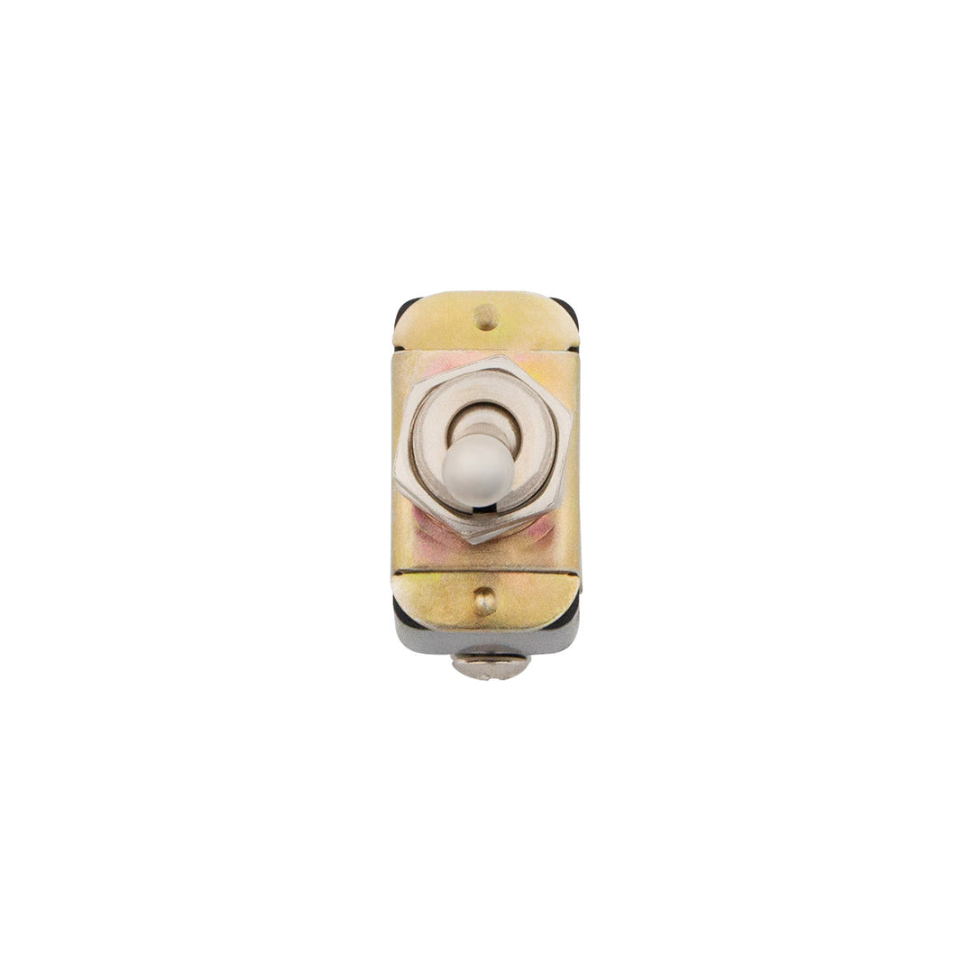 2 Pin, 10 Amp - 12V DC On - Off Metal Toggle Switch With 2 Screw Terminals