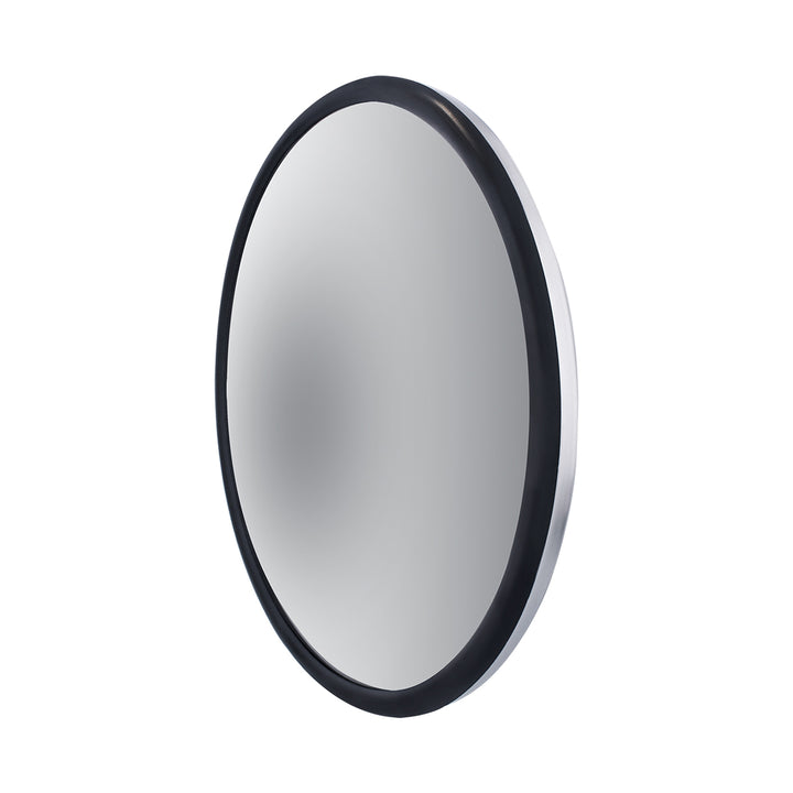 7-1/2" 430 Stainless Steel 320R Convex Mirror - Centered Mounting Stud