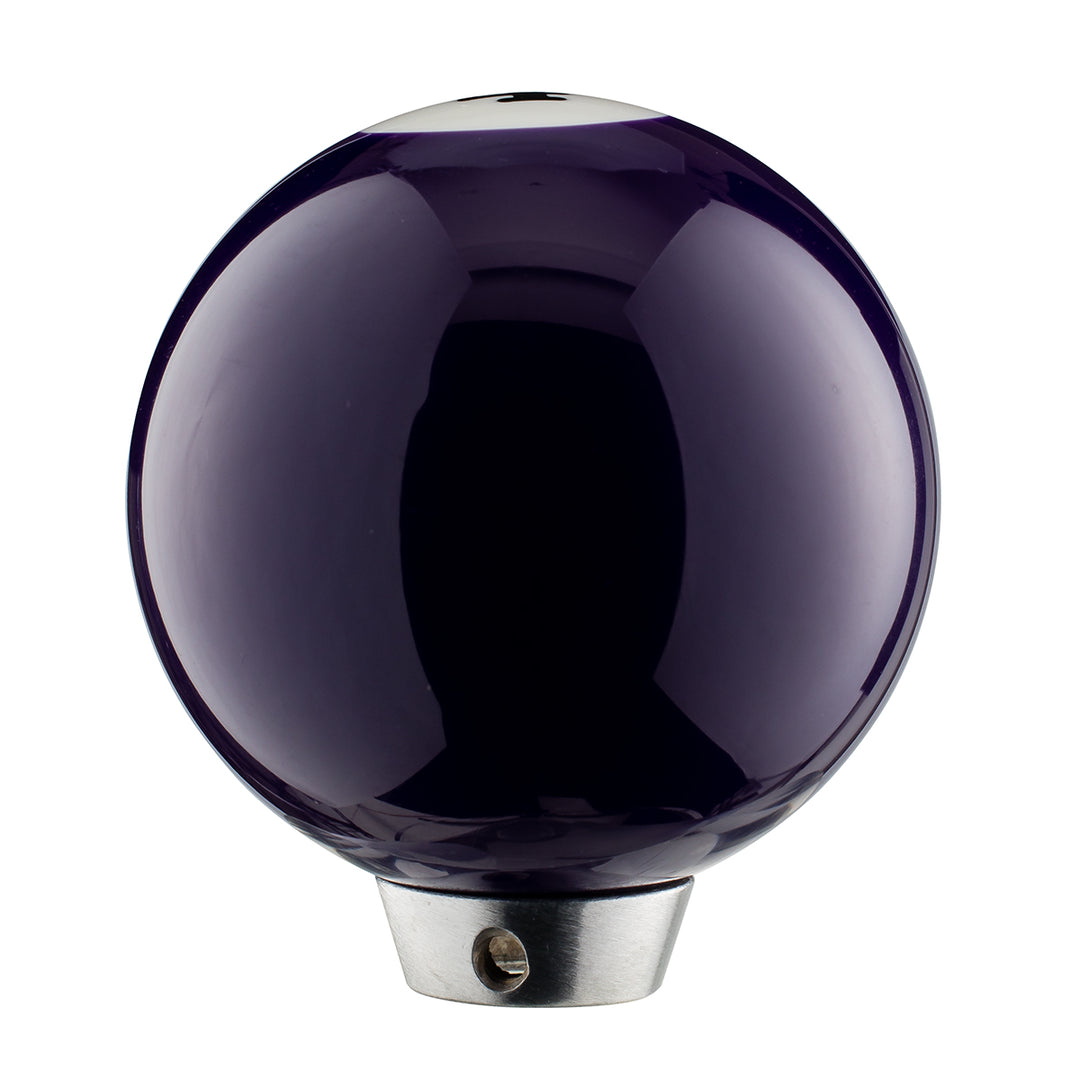 Number 4 Pool Ball Gearshift Knob - Gloss Purple
