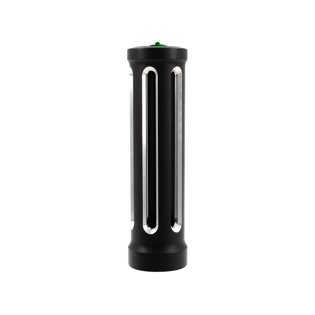 M30 x 3.5 Thread-On Sonoma Style Gearshift Knob - Dark Green Crystal/Matte Black