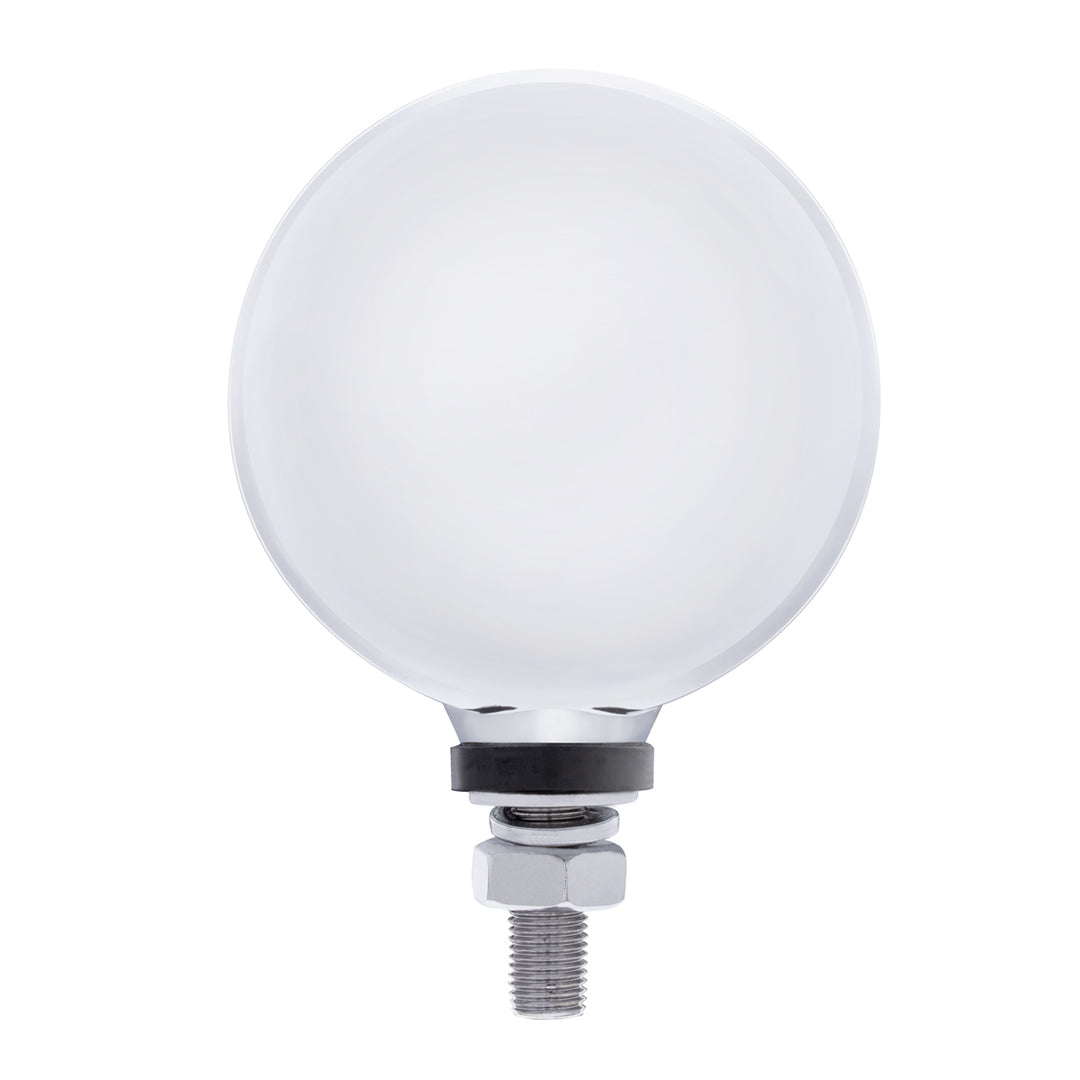 Chrome Die Cast 3" Single Face Light Housing Only for LED (Bulk)