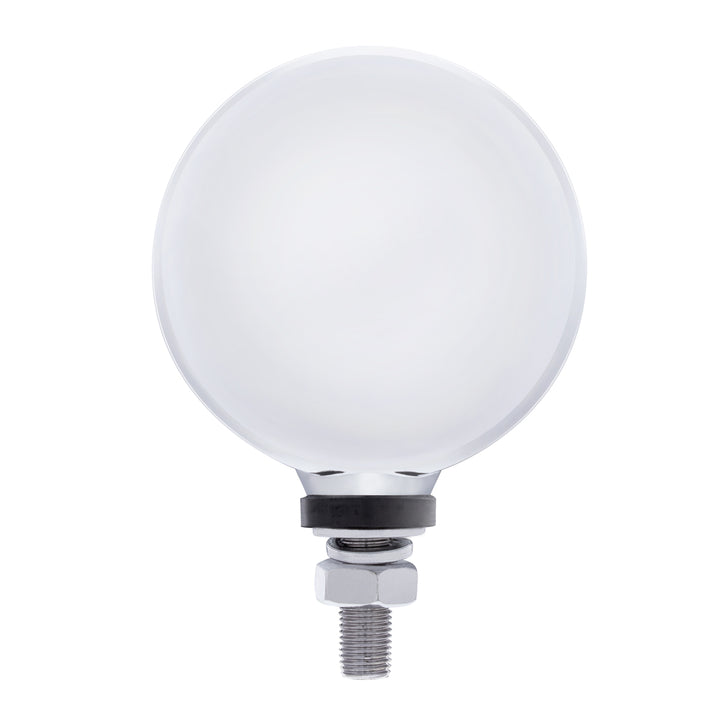 Chrome Die Cast 3" Single Face Light Housing Only for LED (Bulk)