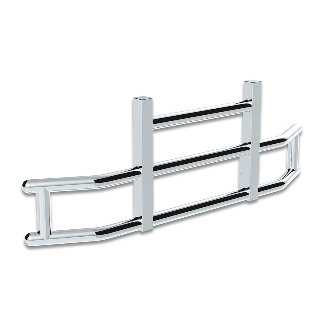 HighwayShield I25 - 304 Stainless Steel Grille Guard &amp; Bracket Kit 2013-2021 Kenworth T680