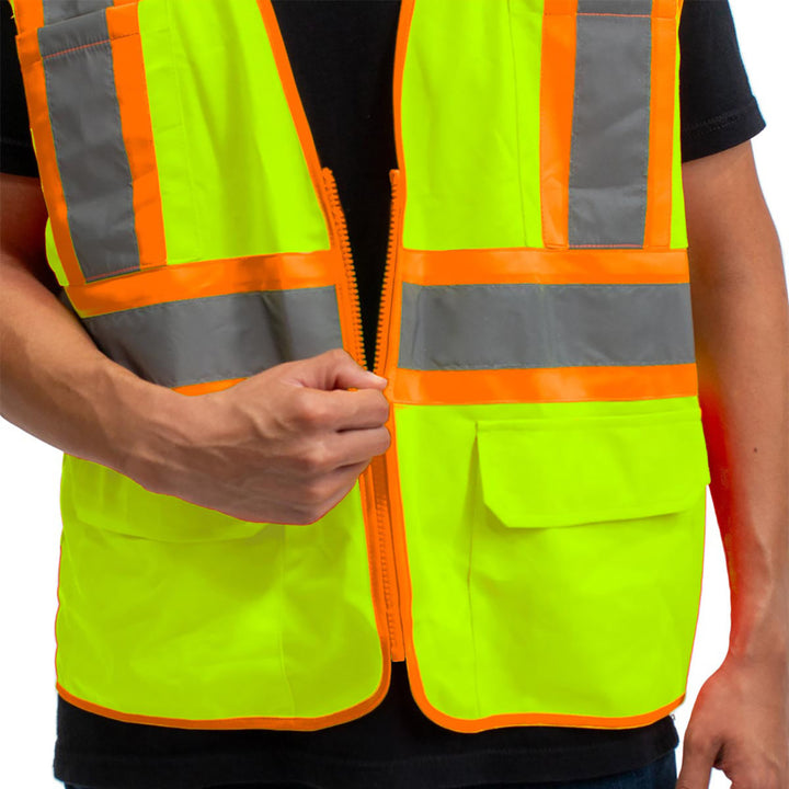 RigGear High Visibility Reflective Yellow Safety Vest - XX Large