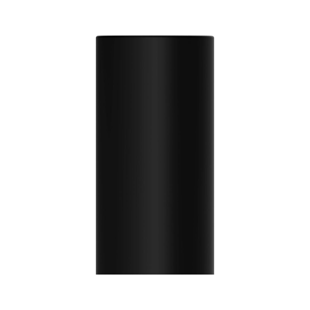 33mm X 4-1/4" Matte Black Tall Cylinder Nut Cover - Thread-On (Bulk)